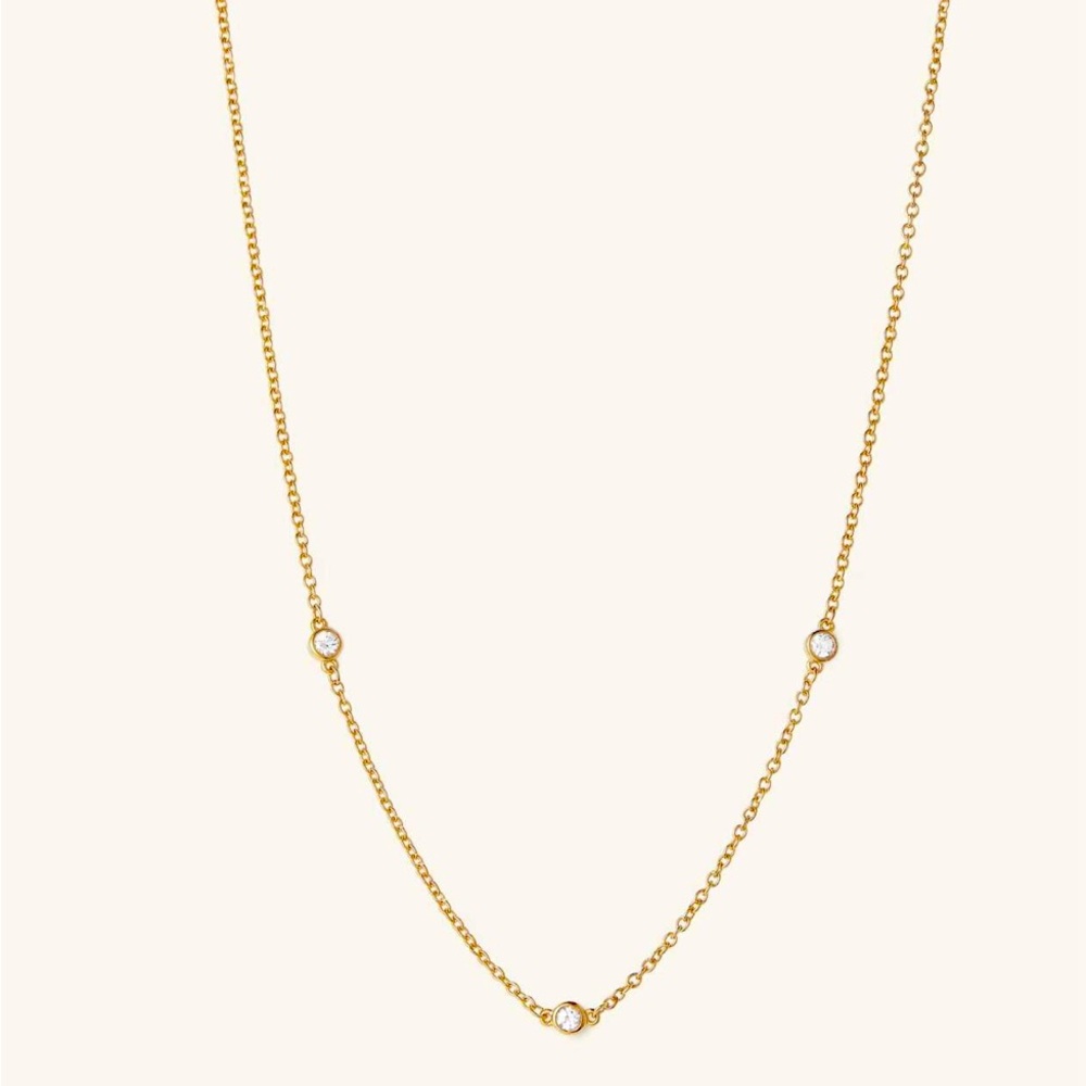 Mejuri Satellite Necklace (Gold Vermeil)
